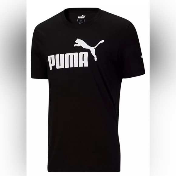 Puma Other - Puma Men's Essential Logo T-Shirt. Black/White. Size:2XL *New With Tag*
